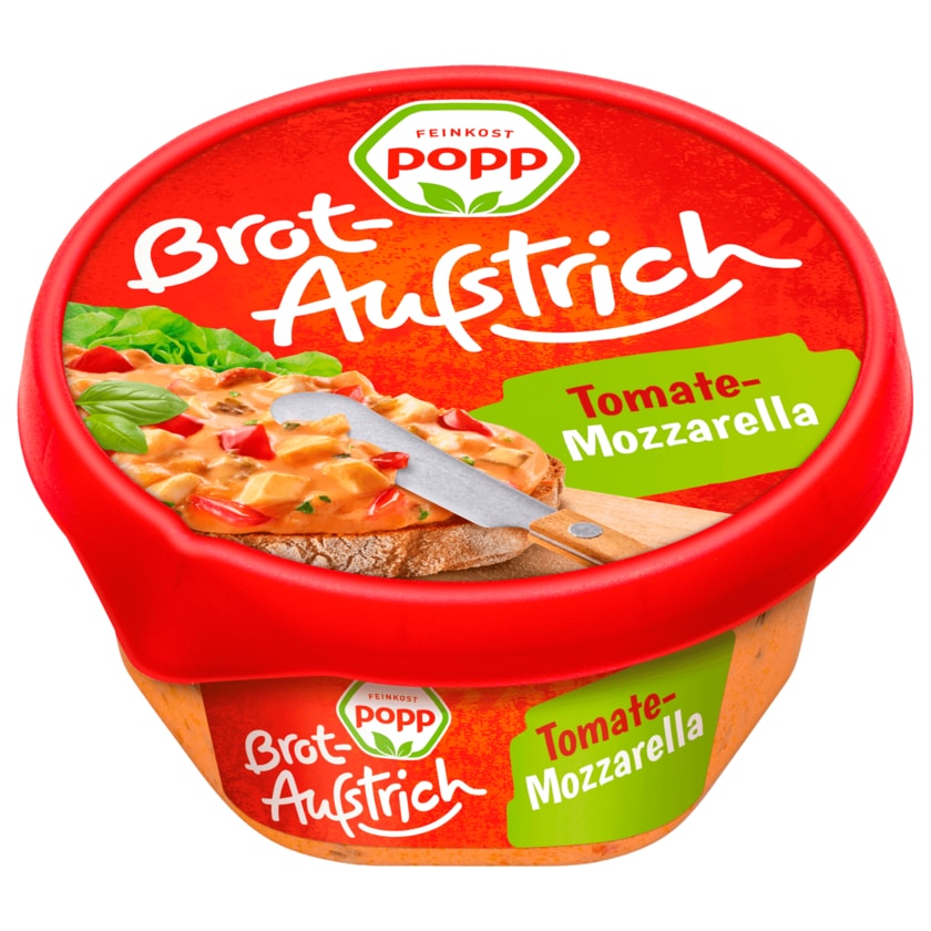 Popp Brotaufstrich Tomate-Mozzarella 150g